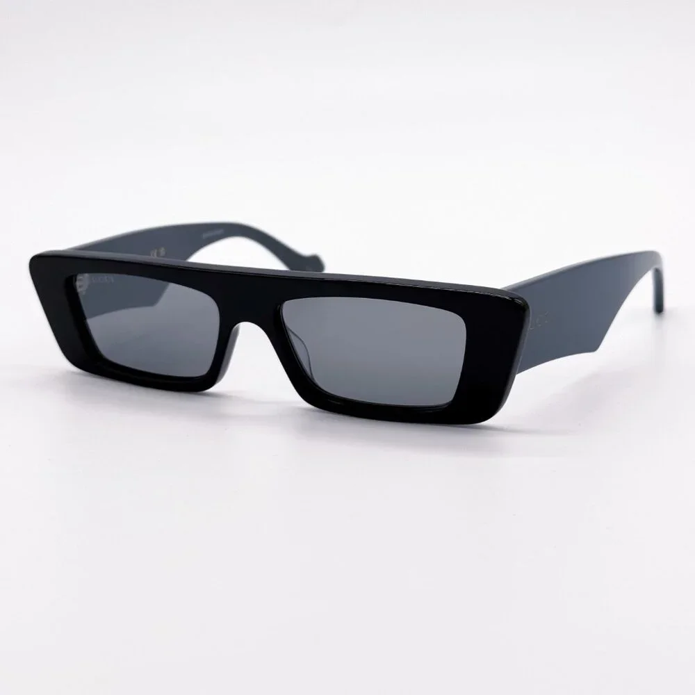 NEW GUCCI GG1331S 005 BLACK SILVER UNISEX SUNGLASSES GUCCI - Picture 1 of 12
